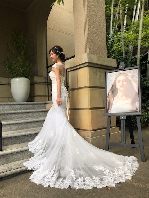 Ar.YUKIKO新作ドレス一番人気のマーメイドウエディングドレス | Ar.YUKIKO